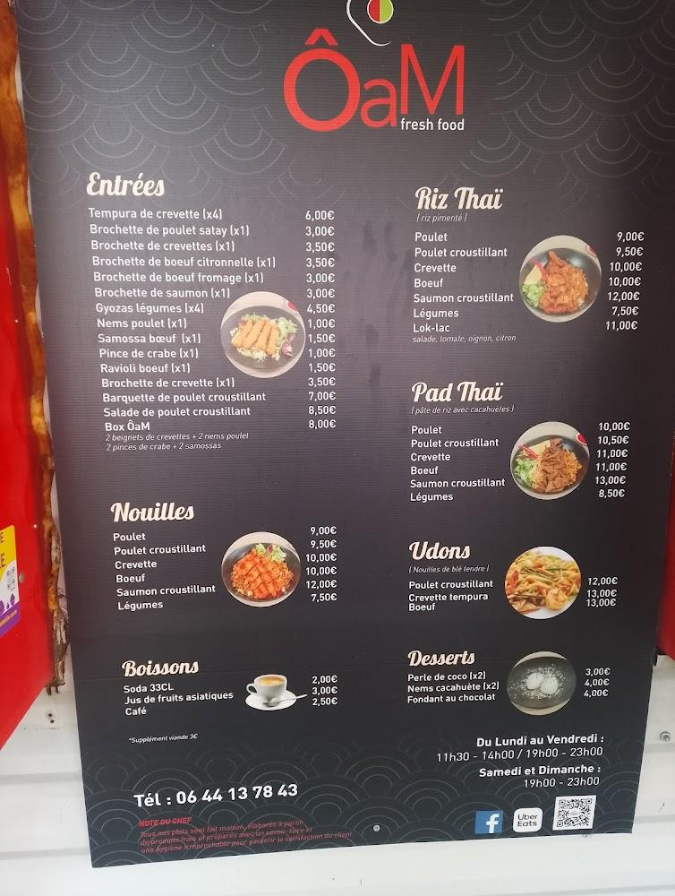 ÔaM fresh food Grabels - Menu Image 2